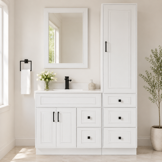 18" Linen Cabinet/Tower 3 drawer