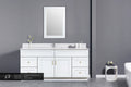 72" Solid Wood Vanity - Single Sink- 4 Drawers