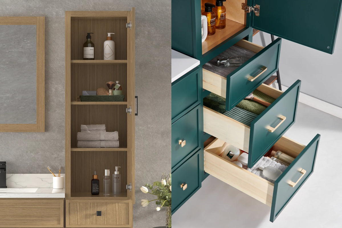 18" Linen Cabinet/Tower 3 drawer