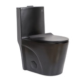 Azure Natt (Matte Black) - One Piece Toilet with Elongated Bowl