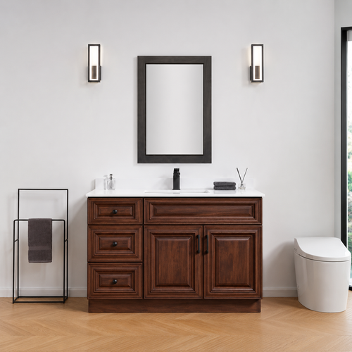 15" Solid Wood Vanity - 3 Drawers
