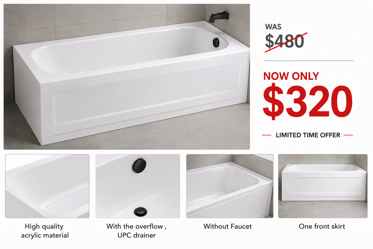 Wall to Wall Bathtub