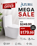 Azure Mono - One Piece Toilet with Elongated Bowl