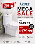 Azure Liva - One Piece Toilet with Elongated Bowl