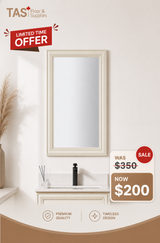 Framed Mirror - Solid Wood - 45