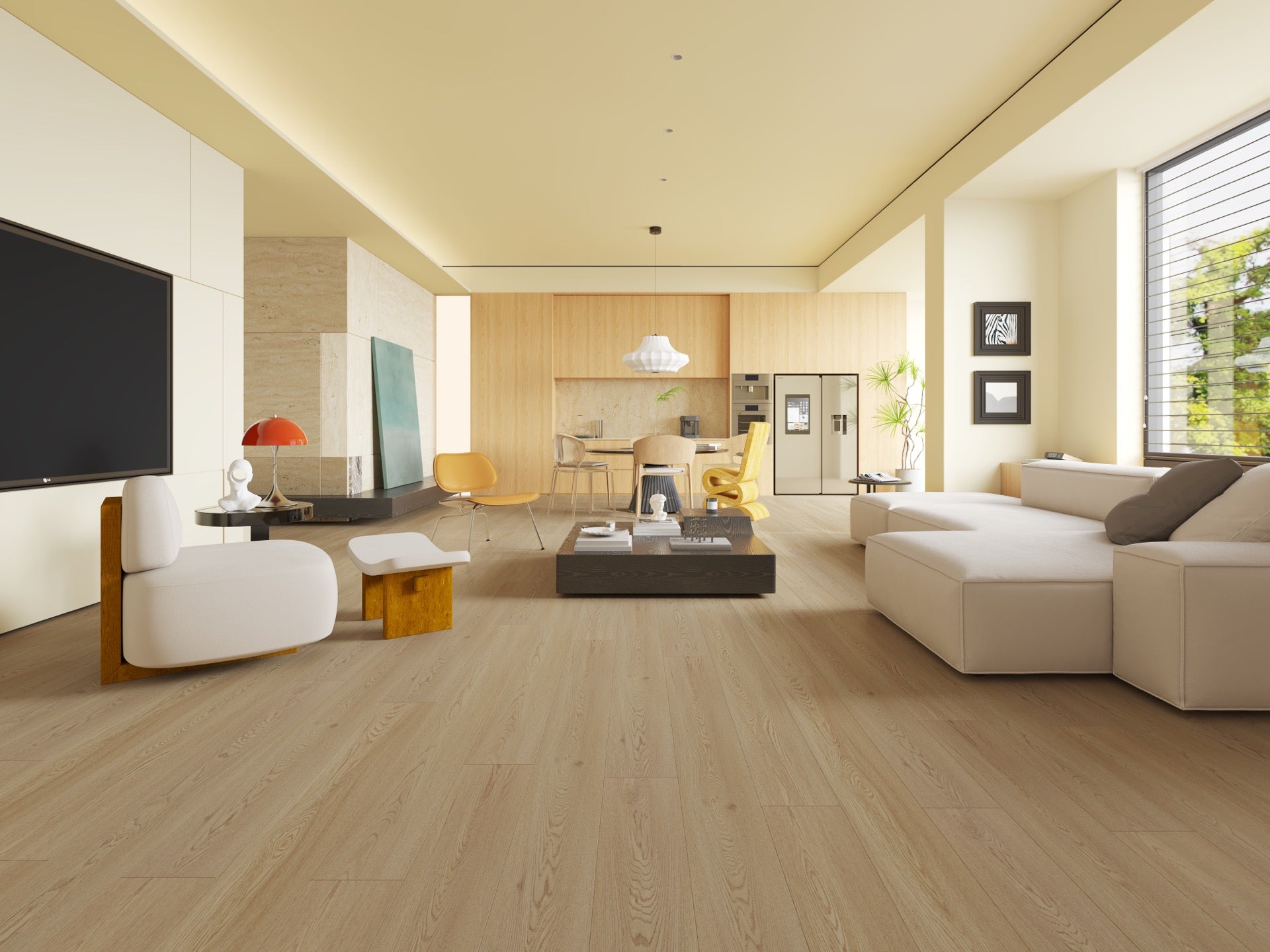 Vidar 8mm Luxury Vinyl - VS81 (MACAROON) @ $1.79/sqft - 20.82 sqft/box