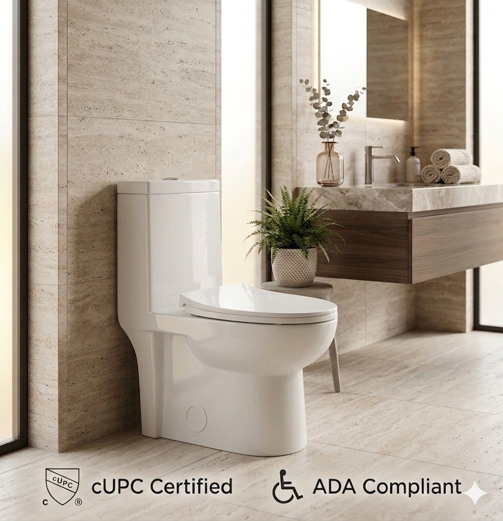 Azure Liva - One Piece Toilet with Elongated Bowl