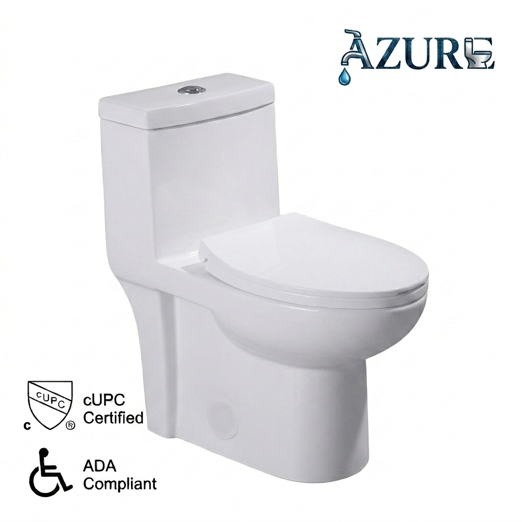 Azure Liva - One Piece Toilet with Elongated Bowl