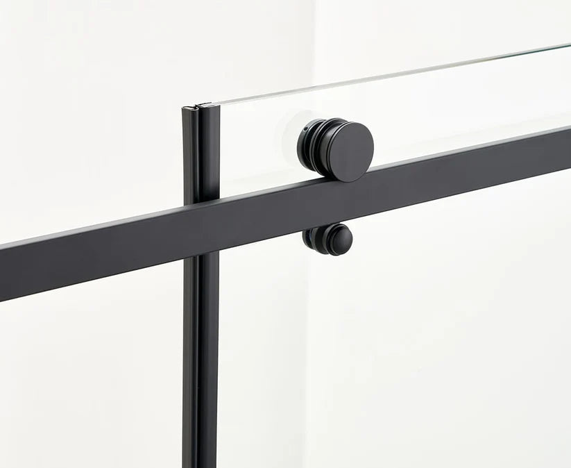 AZURE Frameless Shower Glass Door – Chrome (60x78)