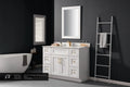 48" Solid Wood Vanity - 6 Drawers