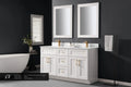 60" Solid Wood Vanity - Double Sink- 3 Drawers & 2 Doors