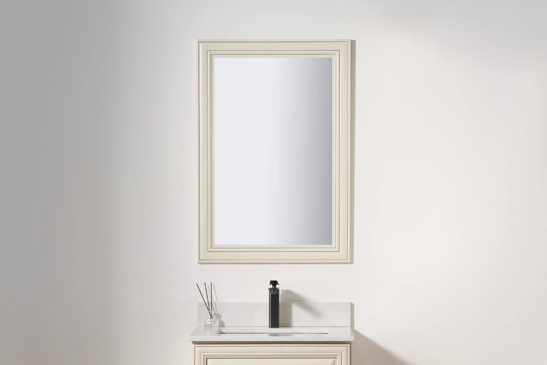 Framed Mirror - Solid Wood - 25"