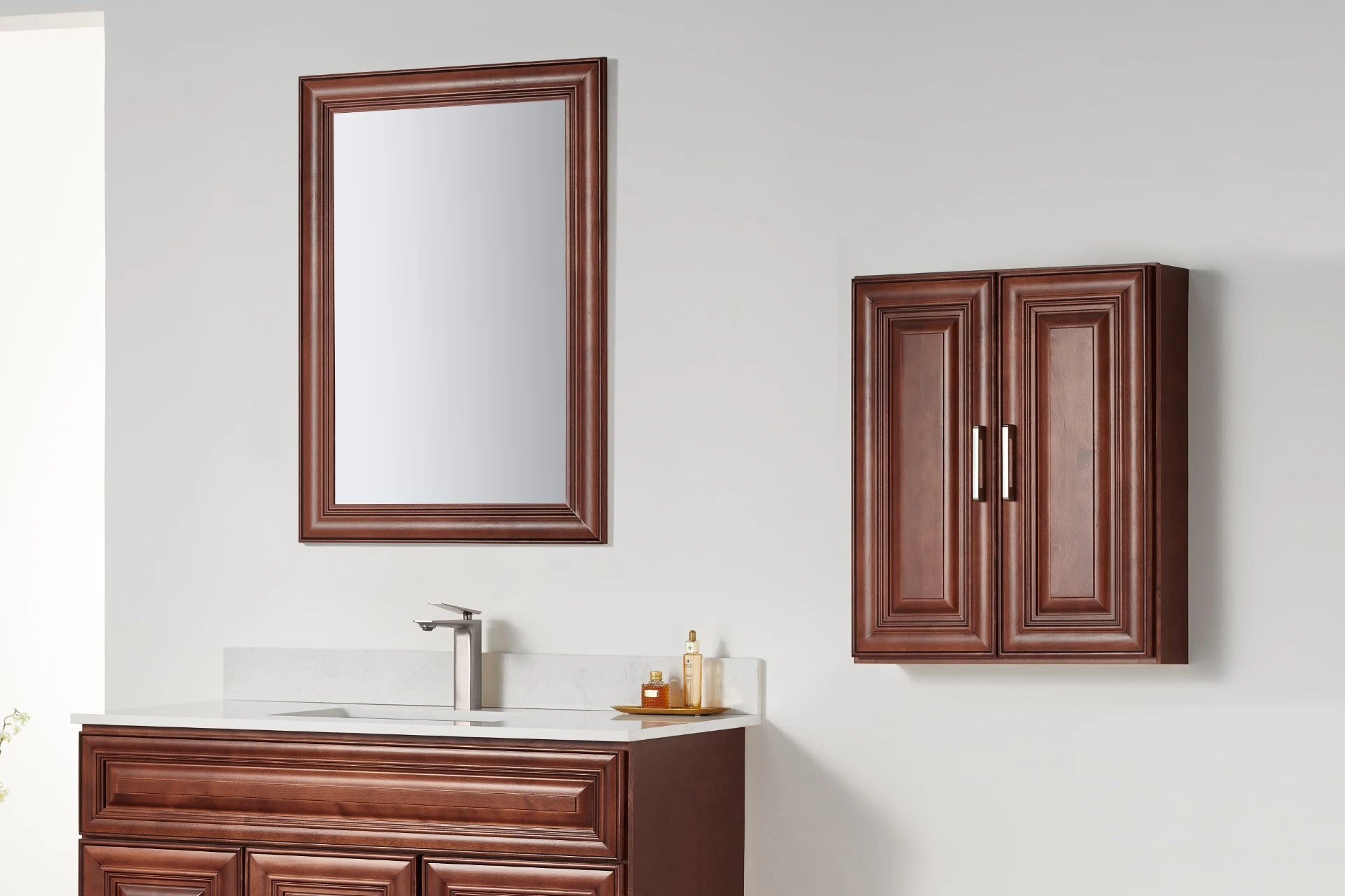 Framed Mirror - Solid Wood - 25"