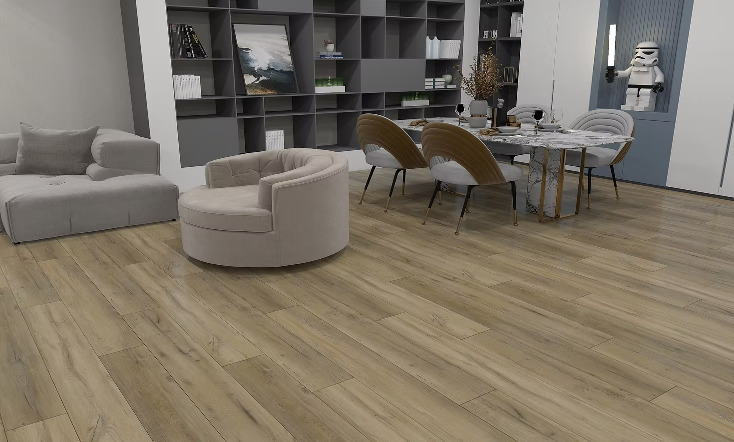 Woden 7 mm Luxury Vinyl - Trail Bay  @ $2.19/sqft - 17.72 sqft/box