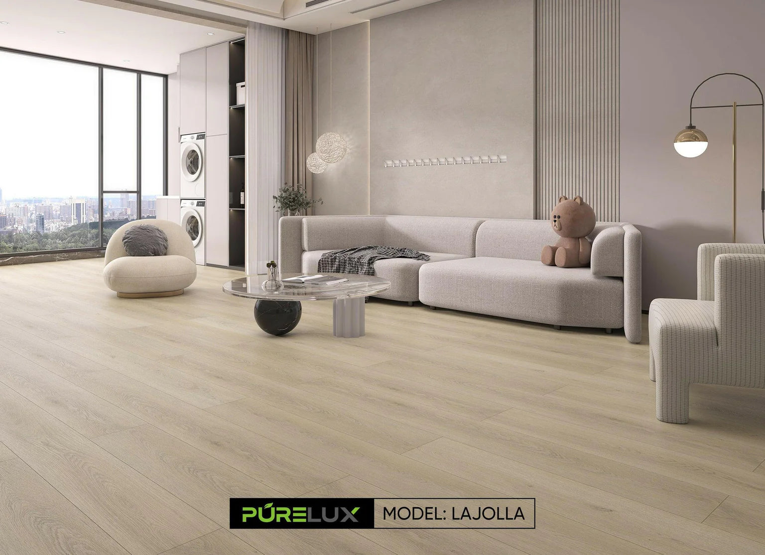 Purelux 7mm Luxury Vinyl - Lajolla @ $3.09/sqft - 22.09 sqft/box