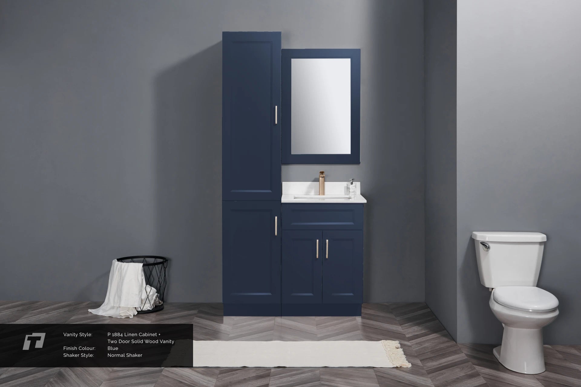 P 1884 Linen Cabinet