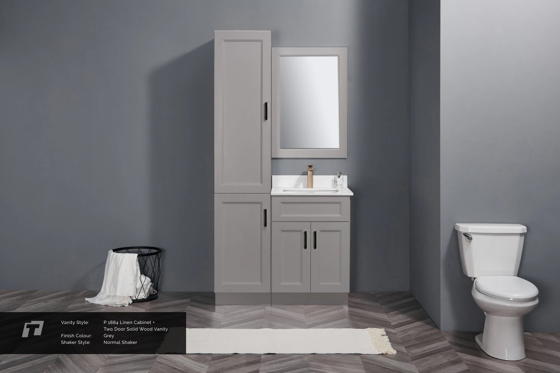 P 1884 Linen Cabinet