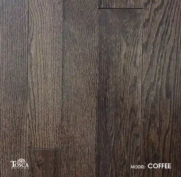 Tosca Solid Wood Flooring- Coffee @ $6.09/sqft - 20.0sqft/box