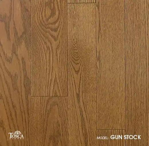 Tosca Solid Wood Flooring- Gunstock @ $6.29/sqft - 20.0sqft/box